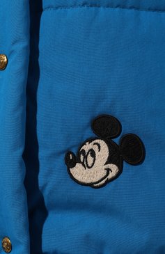 �Женский утепленная куртка disney x gucci GUCCI голубого цвета, арт. 608978 ZADPZ | Фото 5 (Кросс-КТ: Куртка, Утепленный; Рукава: Длинные; Материал сплава: Проставлено; Материал внешний: Хлопок; Стили: Спорт-шик; Материал подклада: Синтетический материал; Тематический товар: Disney; Драгоценные камни: Проставлено; Длина (верхняя одежда): Короткие)