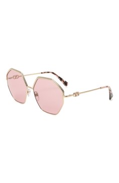 Женские солнцезащитные очки VALENTINO розового цвета, арт. 2044-300384 | Фото 1 (Региональные ограничения белый список (Axapta Mercury): RU; Тип очков: С/з; Очки форма: Over-size)