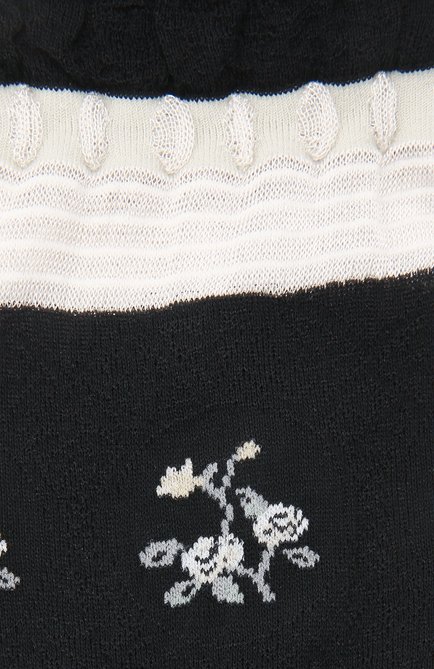 Женские хлопковые носки ANTIPAST черного цвета, арт. AM-542A | Фото 2 (Материал внешний: Хлопок)