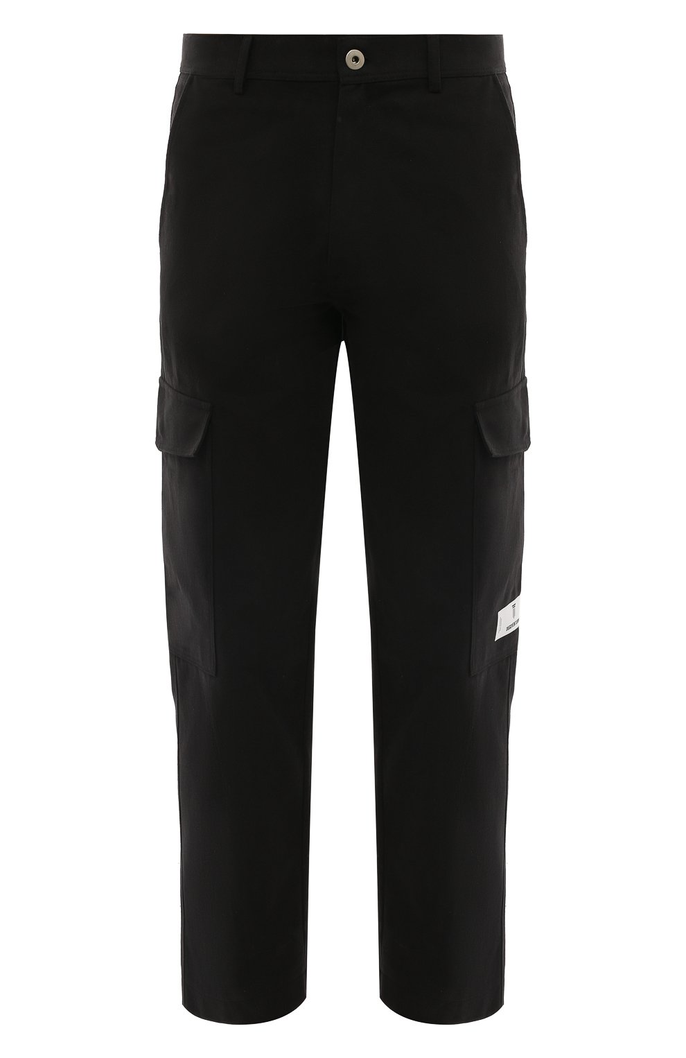Хлопковые брюки-карго Diego Venturino D3S3DVPNTTSCBASIC, цвет чёрный, размер 54