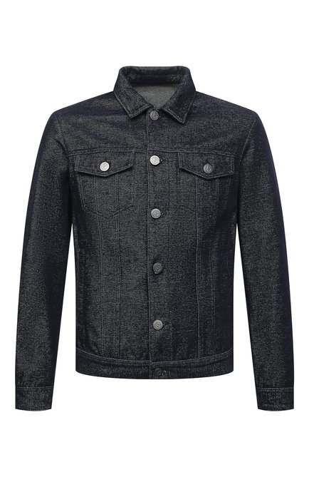 Мужская джинсовая куртка GIORGIO ARMANI темно-синего цвета по цене 103500 руб., арт. 6KSB63/SD1FZ | Фото 1