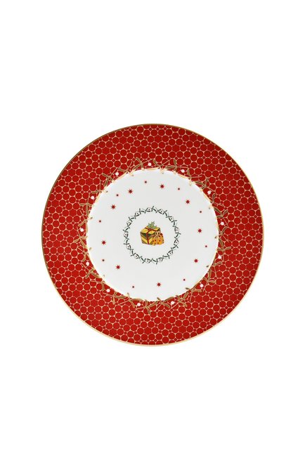 Набор noel blanc из 4-х десертных тарелок  BERNARDAUD разноцветного цвета, арт. 1916/23334 | Фото 2 (Ограничения доставки: fragile-2)