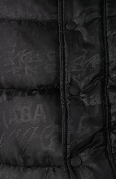 Женская утепленная куртка BALENCIAGA черного цвета, арт. 555346/TF006 | Фото 5 (Кросс-КТ: Куртка, Утепленный, Пуховик; Рукава от горловины: Длинные; Рукава: Длинные; Женское Кросс-КТ: Пуховик-куртка; Материал внешний: Синтетический материал, Полиэстер; Материал сплава: Проставлено, Проверено; Материал подклада: Синтетический материал; Статус проверки: Проверено, Проверена категория; Драгоценные камни: Проставлено; Длина (верхняя одежда): Короткие)