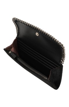 Женские кошелек STELLA MCCARTNEY черного цвета, арт. 430999/W9132 | Фото 3 (Материал: Текстиль; Материал сплава: Проставлено; Нос: Не проставлено)