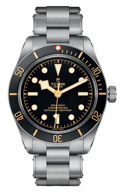 Женские часы black bay fifty-eight TUDOR бесцветного цвета, арт. 79030N/72040/BLACK | Фото 1 (Материал корпуса: Сталь; Цвет циферблата: Чёрный; Механизм: Автомат)