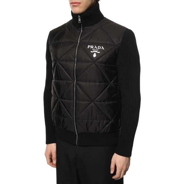 фото Комбинированный бомбер prada