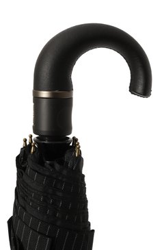 Мужской зонт MOSCHINO черного цвета, арт. 8509 T0PLESS | Фото 6 (Материал: Текстиль, Синтетический материал, Металл)