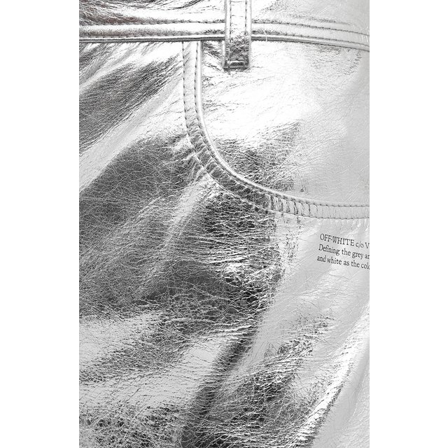 фото Кожаные брюки off-white