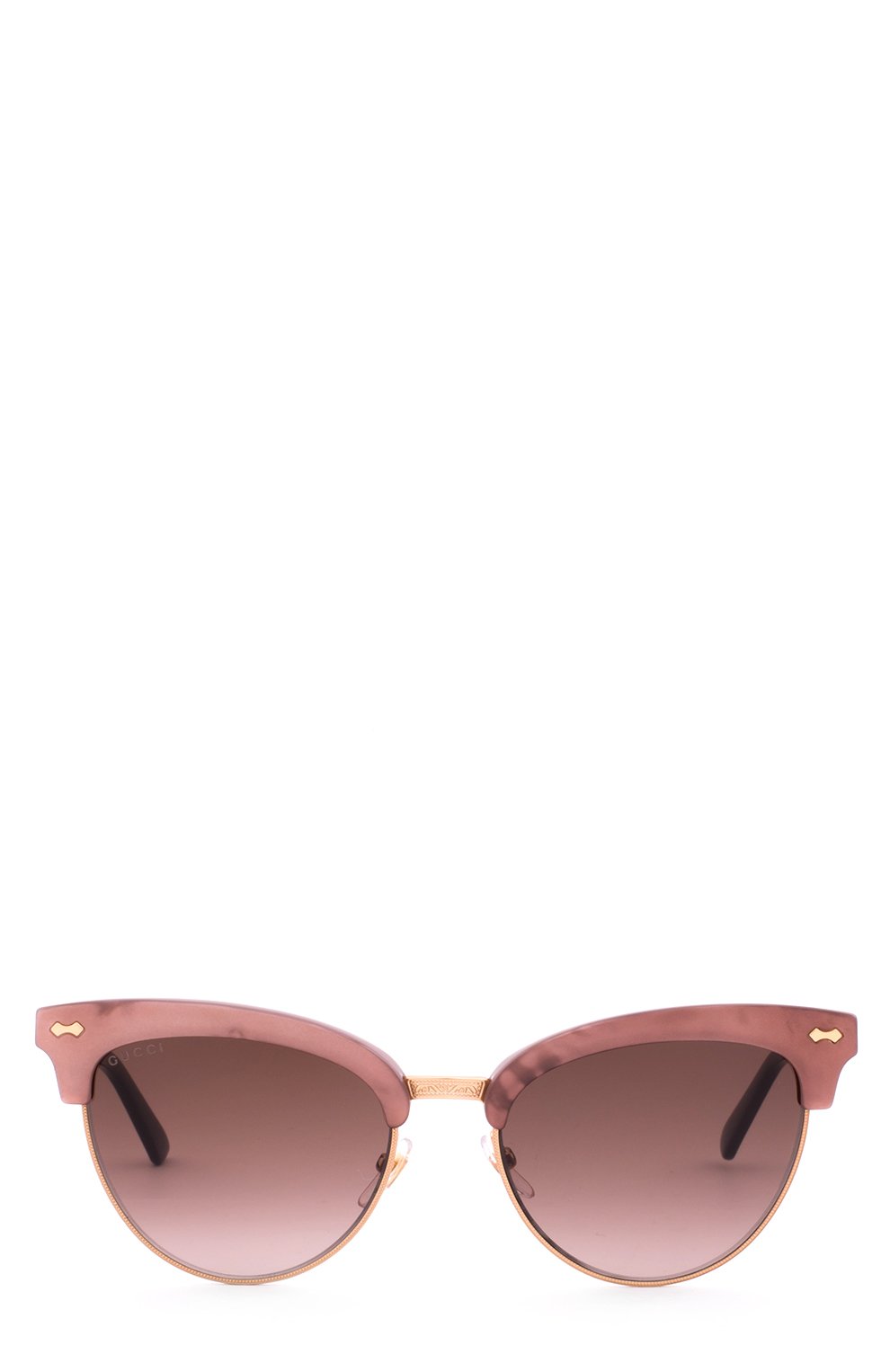 Женские солнцезащитные очки GUCCI розового цвета, арт. 4283 R4J | Фото 2 (Материал внутренний: Не назначено; Региональные ограничения белый список (Axapta Mercury): Не проставлено; Нос: Не проставлено; Тип очков: С/з)