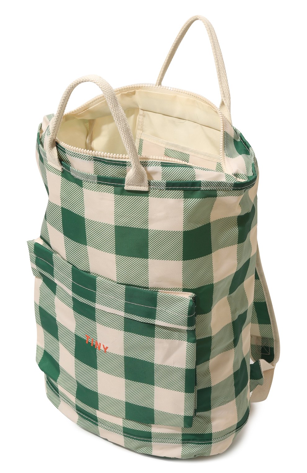 Детская рюкзак TINYCOTTONS зеленого цвета, арт. SS23-317 | Фото 3 (Материал: Текстиль)