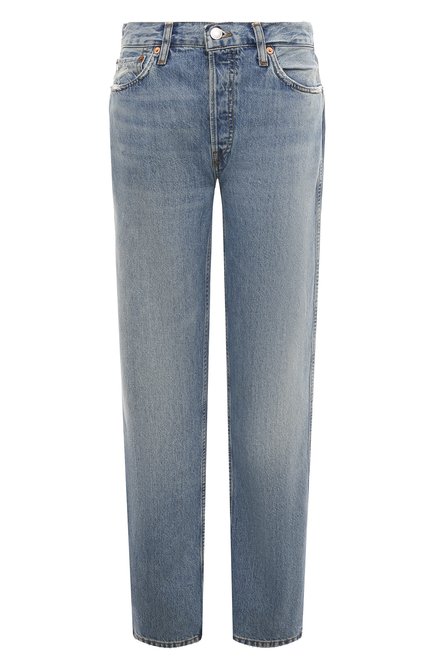 Женские джинсы RE/DONE голубого цвета по цене 42250 руб., арт. 188-3WHRL/D | Фото 1