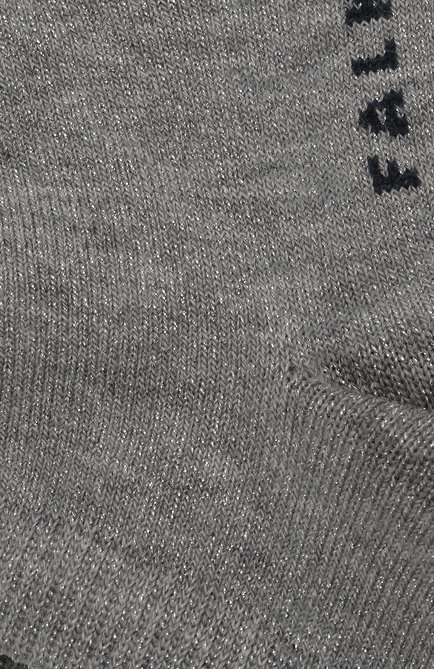 Детские укороченные носки FALKE серого цвета, арт. 12154 | Фото 2 (Материал: Хлопок, Текстиль; Статус проверки: Проверено, Проверена категория; Кросс-КТ: Носки)