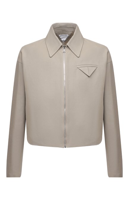 Мужская хлопковая куртка BOTTEGA VENETA бежевого цвета по цене 134000 руб., арт. 646907/V0BT0 | Фото 1