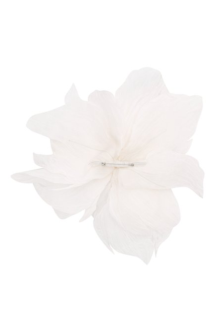 Женская брошь pion FLOWER ME белого цвета, арт. PION-NS004010L | Фото 2 (Материал: Текстиль)
