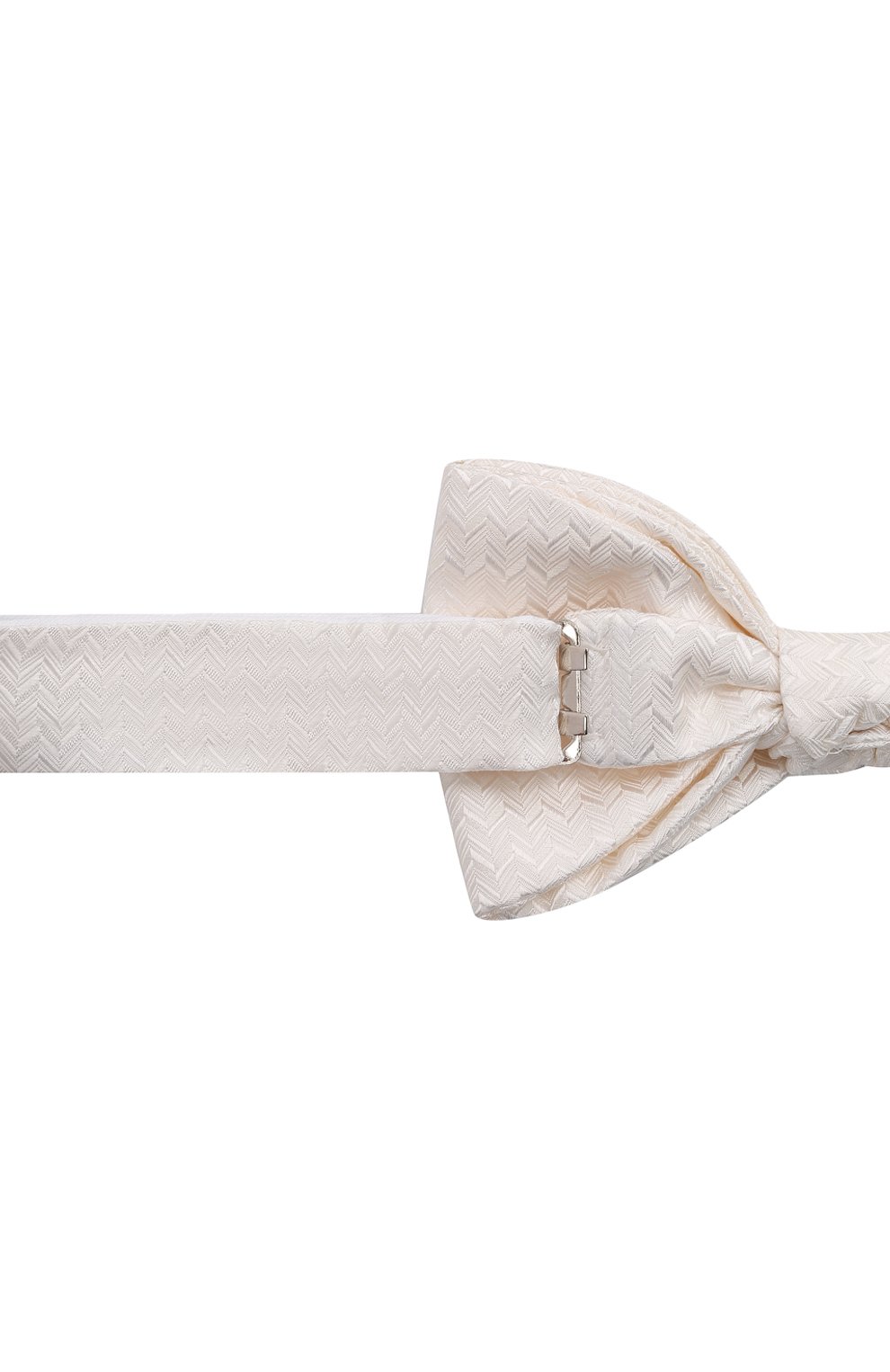 Мужской шелковый галстук-бабочка LANVIN кремвого цвета, арт. 11502/B0W TIE | Фото 3 (Материал: Текстиль, Шелк)