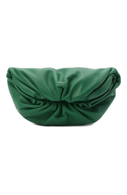 Женская поясная сумка chain pouch BOTTEGA VENETA зеленого цвета, арт. 651445/VCP41 | Фото 1 (Материал: Натуральная кожа; Размер: small; Стили: Классический; Региональные ограничения белый список (Axapta Mercury): RU)