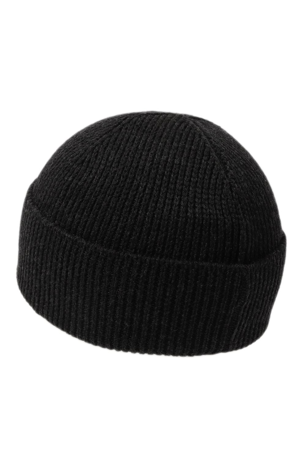 Мужская шерстяная шапка DESTIN темно-серого цвета, арт. DAW3BEAMS | Фото 2 (Материал: Текстиль, Шерсть; Кросс-КТ: Трикотаж; Материал сплава: Проставлено; Нос: Не проставлено)