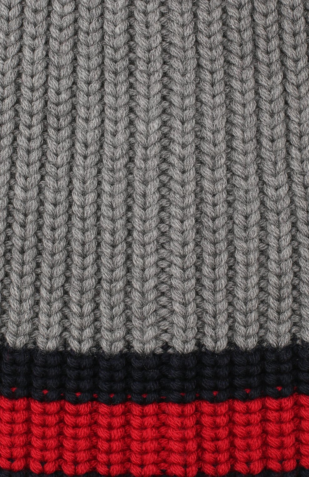Мужская шерстяная шапка GUCCI темно-серого цвета, арт. 429753/4G206 | Фото 3 (Материал: Текстиль, Шерсть; Региональные ограничения белый список (Axapta Mercury): RU; Кросс-КТ: Трикотаж)