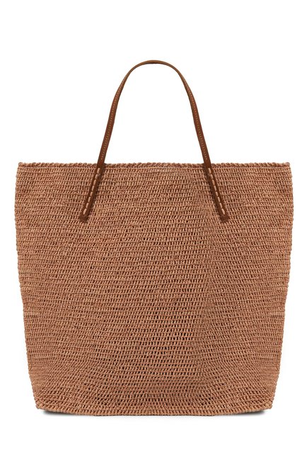 Женская сумка-шопер beby SANS-ARCIDET светло-розового цвета, арт. BEBY BAG MA-C S24 L | Фото 1 (Материал сплава: Проставлено; Драгоценные камни: Проставлено; Материал: Растительное волокно; Размер: large)