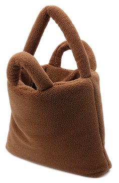 Женский сумка-шопер KASSL EDITIONS коричневого цвета, арт. H0L21B03310012 | Фото 5 (Сумки-технические: Сумки-шопперы; Материал: Текстиль; Размер: large)