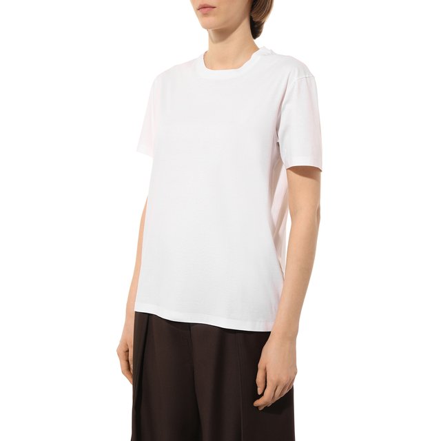 Хлопковая футболка Jil Sander  J01GC0002/J45051 Фото 3