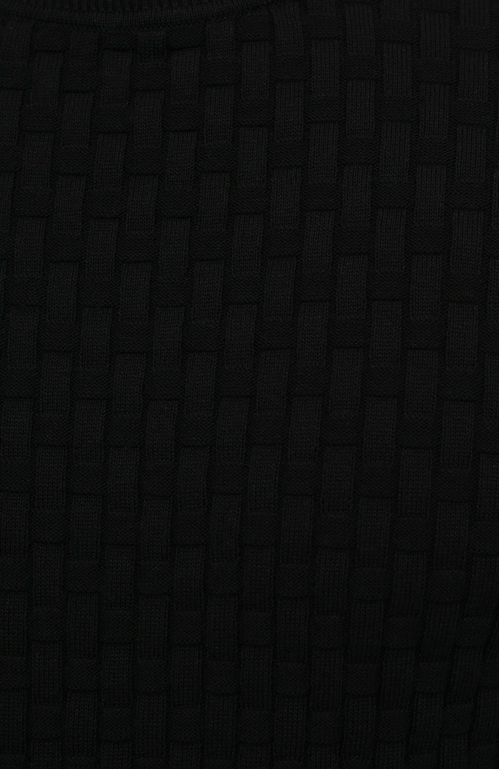 Хлопковый джемпер HUGO 50448633, цвет чёрный, размер 52 - фото 5