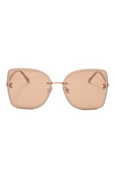 Женские солнцезащитные очки JIMMY CHOO розового цвета, арт. LETI FIB | Фото 2 (Тип очков: С/з; Оптика Гендер: оптика-женское; Очки форма: Бабочка)