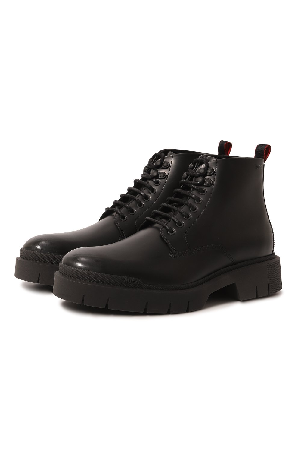 Кожаные ботинки Denzel HUGO 50487271, цвет серый, размер 42