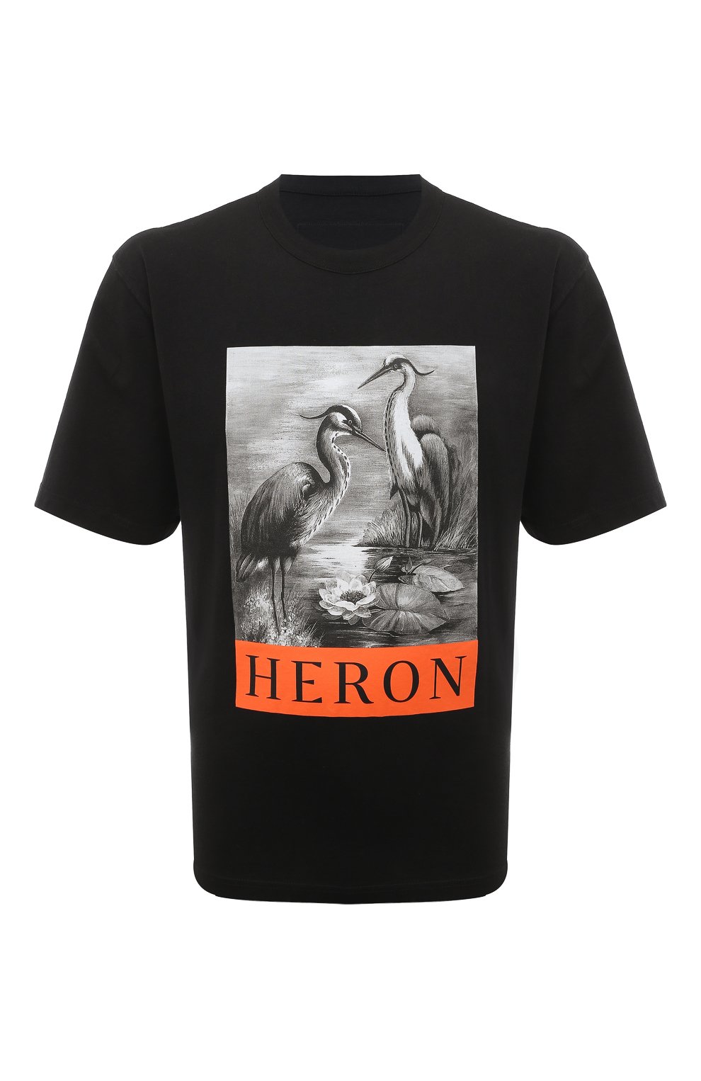 Хлопковая футболка Heron Preston скидки