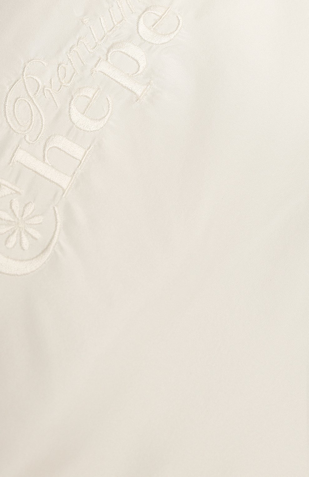 Детского шелковый комплект на выписку CHEPE белого цвета, арт. 051971 | Фото 4 (Кросс-КТ НВ: Комплект - выписка; Материал внешний: Шелк; Материал подклада: Хлопок)