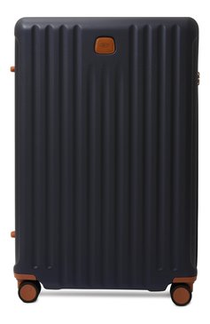 Женский дорожный чемодан capri BRIC`S темно-синего цвета, арт. BRK28032.606 | Фото 1 (Материал: Экокожа; Размер: large)