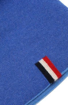 Мужская кашемировая шапка MONCLER голубого цвета, арт. D2-091-99221-00-9959C | Фото 3 (Материал: Текстиль, Кашемир, Шерсть; Кросс-КТ: Трикотаж)
