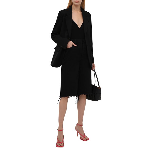 Кожаные босоножки The Stretch Bottega Veneta  608835/VBSF0 Фото 2