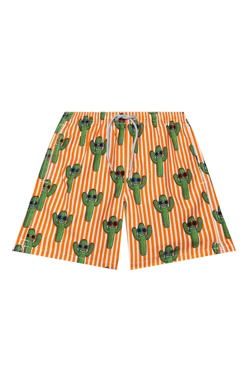 Детские плавки-шорты MC2 SAINT BARTH оранжевого цвета, арт. STBK JEAN/JEA0001 | Фото 1 (Кросс-КТ: Пляж; Материал внешний: Синтетический материал)