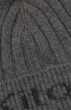 Мужская каше мировая шапка KITON темно-серого цвета, арт. UCAPP18XC1032 | Фото 3 (Материал: Текстиль, Кашемир, Шерсть; Кросс-КТ: Трикотаж; Материал сплава: Проставлено; Нос: Не проставлено)