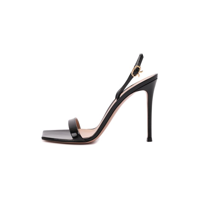 Кожаные босоножки Stiletto 105 Gianvito Rossi  G32088.15RIC.VERNER0 Фото 4