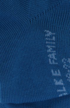 Детские укороченные носки FALKE синего цвета, арт. 10631 | Фото 2 (Материал: Текстиль, Хлопок; Материал сплава: Проставлено, Проверено; Кросс-КТ: Носки, Школьные аксессуары; Нос: Не проставлено; Статус проверки: Проверено, Проверена категория)