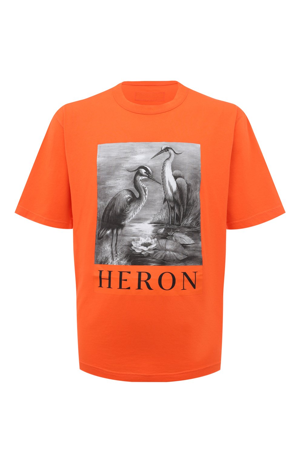 Хлопковая футболка Heron Preston HMAA032C99JER0032210