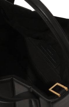 Женская сумка sera MLOUYE черного цвета, арт. 10-016 | Фото 5 (Сумки-технические: Сумки top-handle; Размер: medium; Материал: Натуральная кожа; Ремень/цепочка: На ремешке)