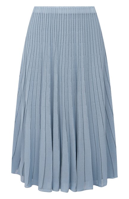 Женская юбка из вискозы RALPH LAUREN голубого цвета по цене 173000 руб., арт. 290847204 | Фото 1