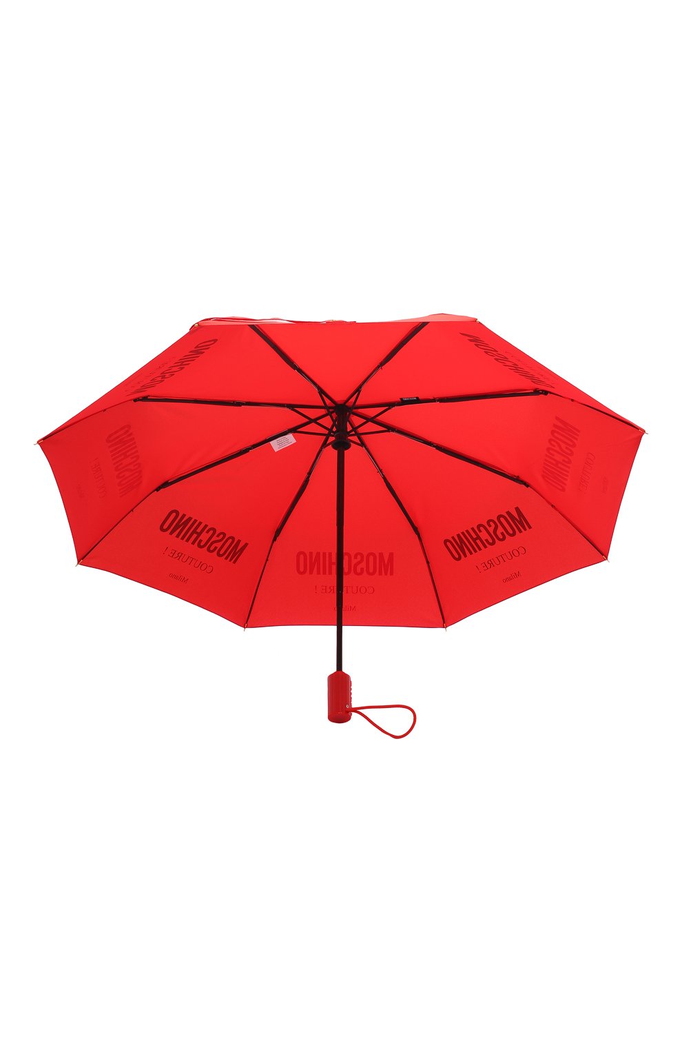 Женский складной зонт MOSCHINO красного цвета, арт. 8870-0PENCL0SEC | Фото 3 (Материал: Текстиль, Синтетический материал, Металл)
