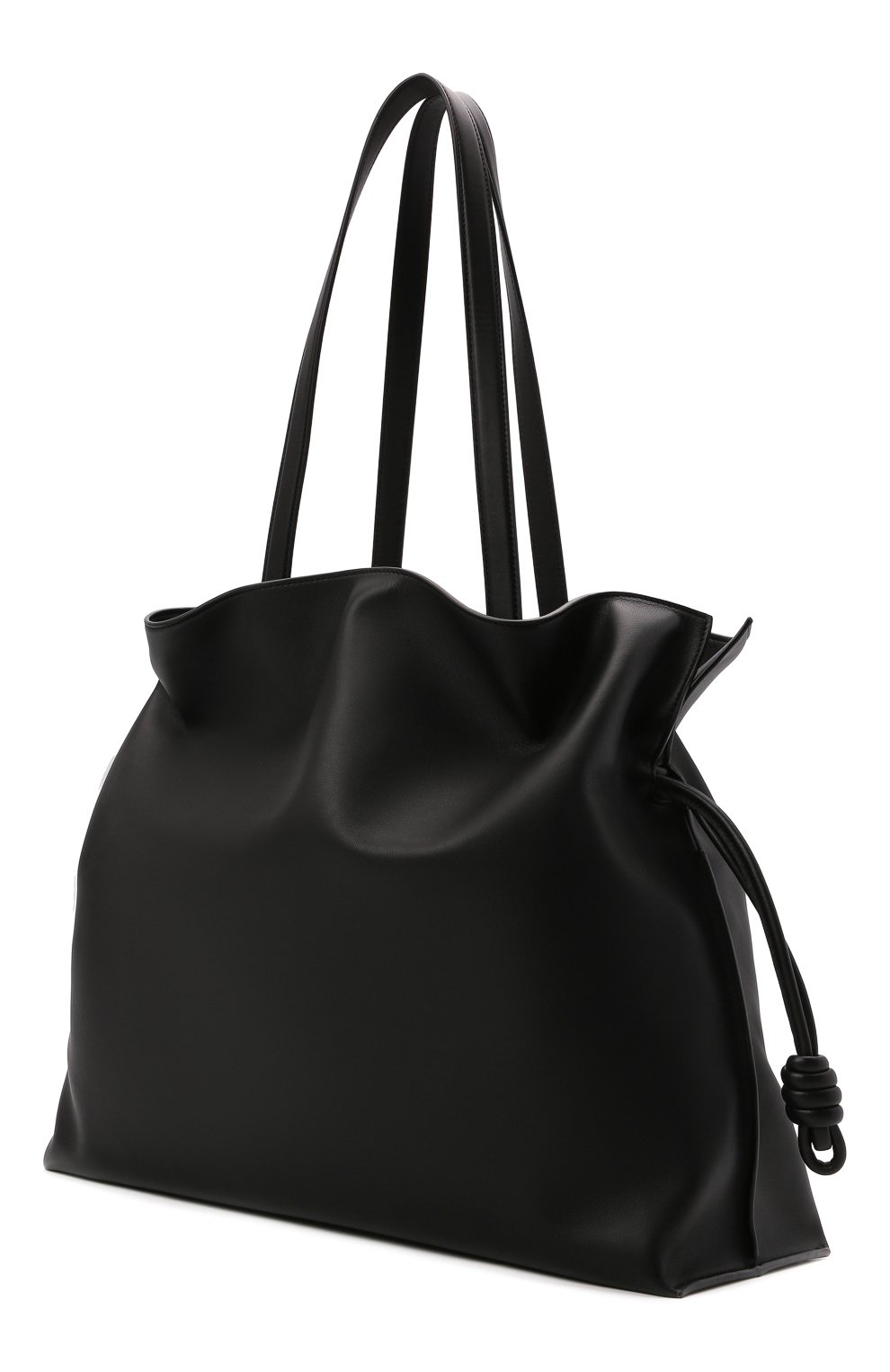 Женский сумка flamenco xl LOEWE черного цвета, арт. A411X12X02 | Фото 4 (Сумки-технические: Сумки-шопперы; Материал: Натуральная кожа; Размер: large)