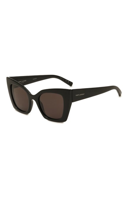 Женские солнцезащитные очки SAINT LAURENT черного цвета, арт. SL 552 001 | Фото 1 (Тип очков: С/з; Оптика Гендер: оптика-женское; Очки форма: Квадратные)