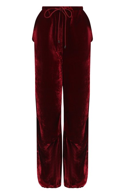 Женские брюки из вискозы и шелка GIORGIO ARMANI красного цвета по цене 143500 руб., арт. 0WHPP0E1/T01I7 | Фото 1