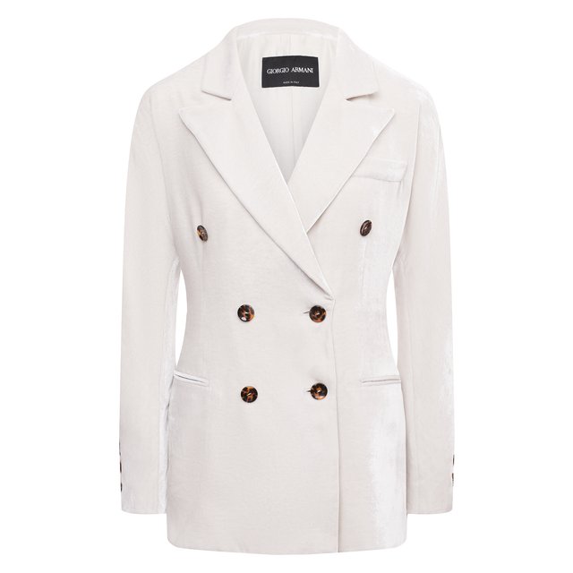 Жакет из вискозы и шелка Giorgio Armani 0SHGG0D5/T01I7
