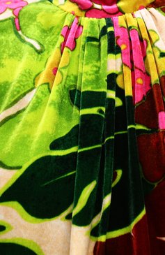 Женская блузка из вискозы и шелка DRIES VAN NOTEN разноцветного цвета, арт. 202-30790-1009 | Фото 6 (Рукава: Длинные; Длина (для топов): Стандартные; Принт: С принтом; Материал внешний: Вискоза; Женское Кросс-КТ: Блуза-одежда)