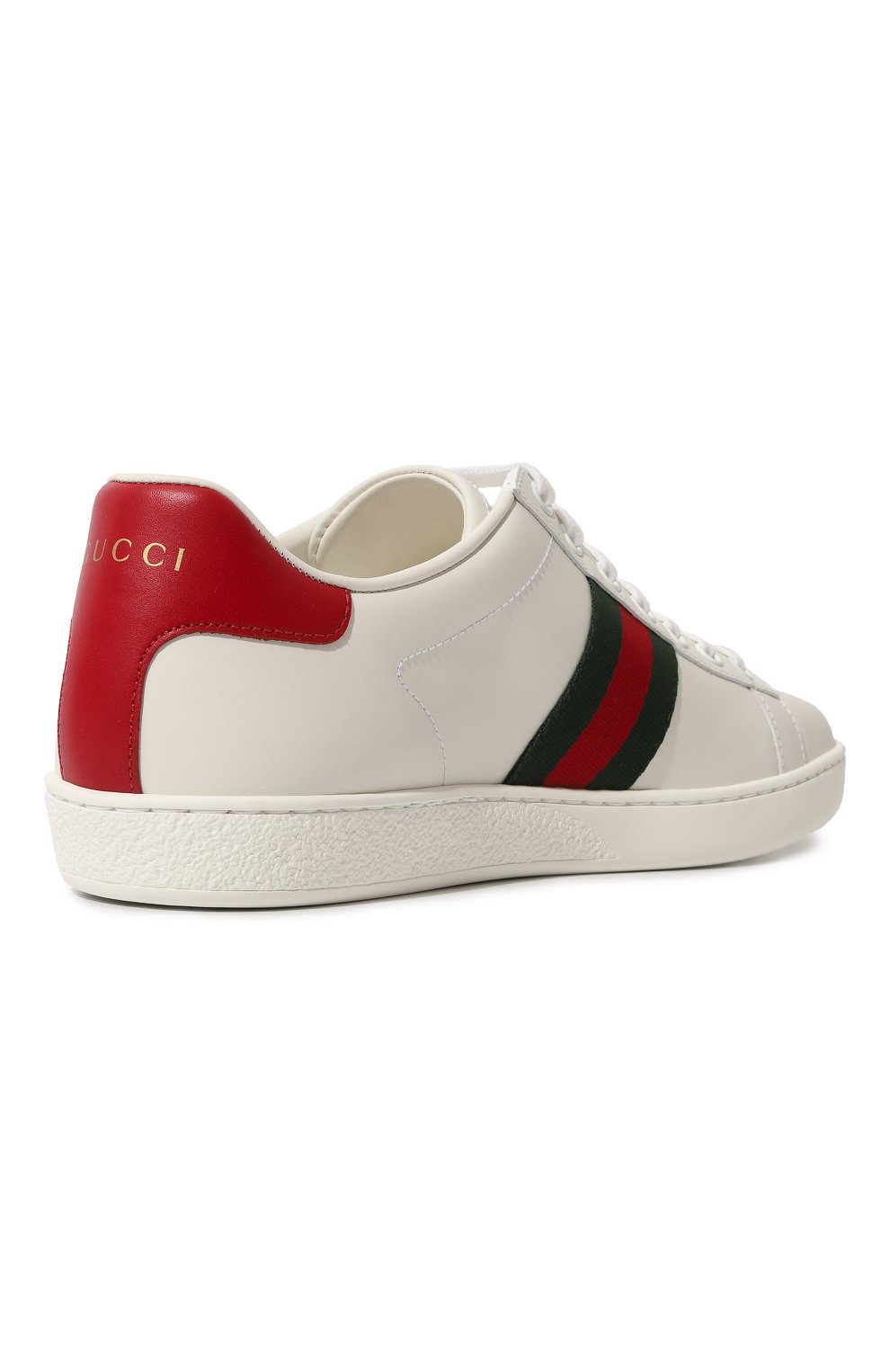 Кожаные кеды Ace Gucci  664142 1XG60 Фото 5