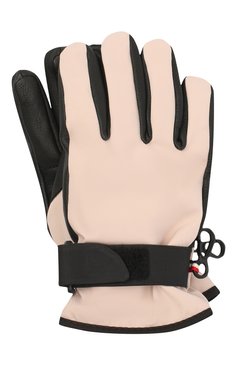 Детские перчатки MONCLER светло-розового цвета, арт. F2-954-3A701-00-53873 | Фото 1 (Материал: Текстиль, Синтетический материал; Региональные ограничения белый список (Axapta Mercury): RU)