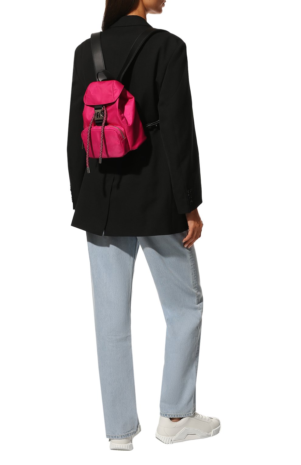 Женский рюкзак furla marea mini FURLA розового цвета, арт. WB00670/S50000 | Фото 7 (Материал сплава: Проставлено; Размер: mini; Материал: Текстиль; Драгоценные камни: Проставлено; Стили: Кэжуэл)