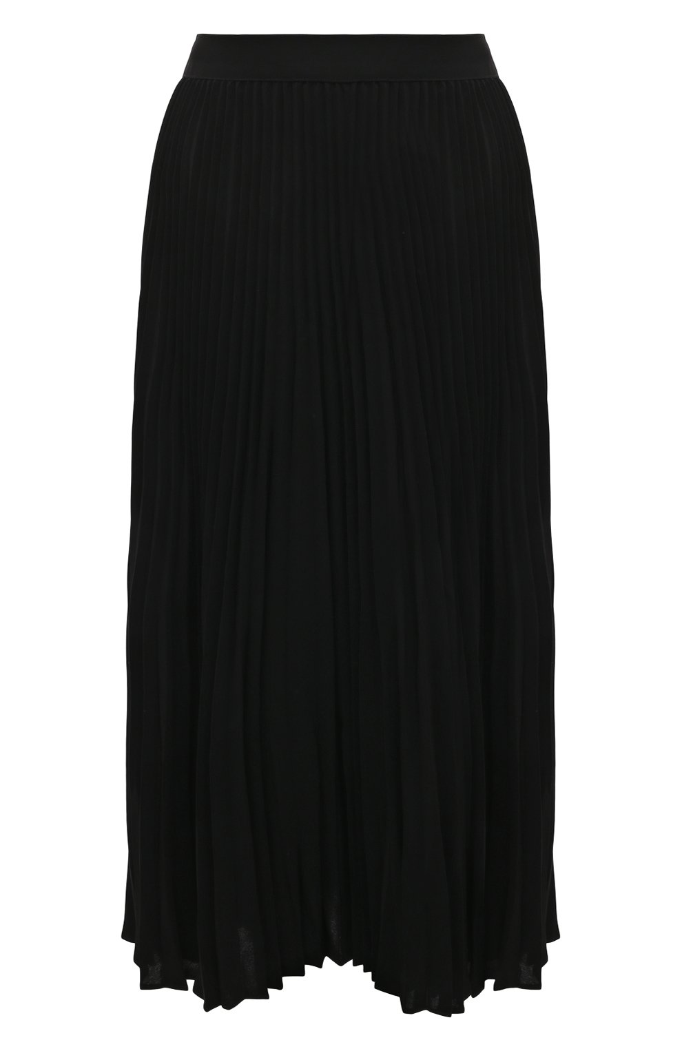 Плиссированная юбка черного цвета./Pleated Skirt Black.